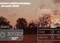 METEO du 24 août 2020