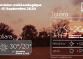 METEO du 01 septembre 2020
