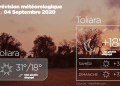 METEO du 04 septembre 2020