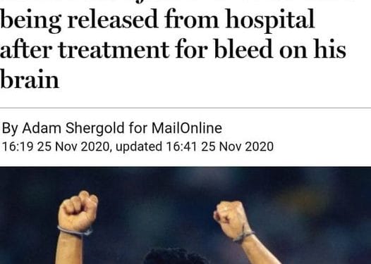 ‼️‼️URGENT – DISPARITION – Diego Maradona, génie du football, rejoint les étoiles