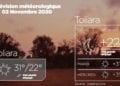 METEO du 02 novembre 2020