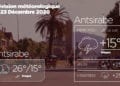 METEO du 23 décembre 2020