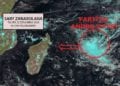 METEO – La perturbation cyclonique en cours de formation prévue toucher les côtes malgaches au lendemain de Noël