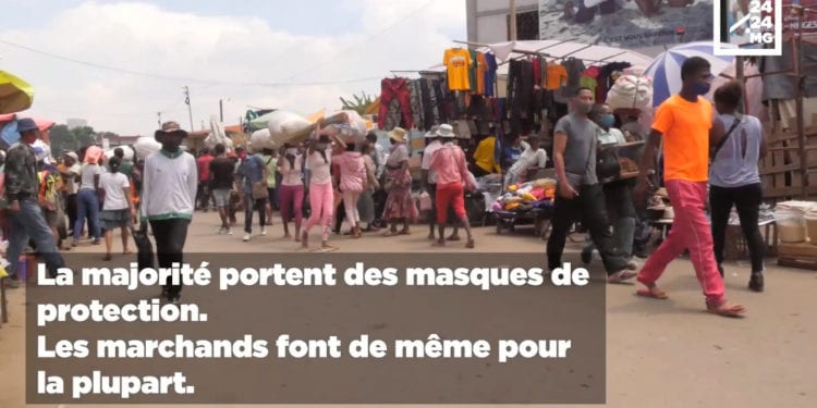 COMMERCE – Le marché d’Andravoahangy en période de hausse des cas de Covid-19