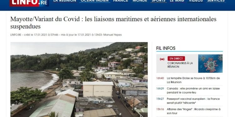 PANDEMIE – La nouvelle souche sud-africaine du coronavirus découverte à Mayotte, les liaisons internationales avec l’île suspendues pour deux semaines