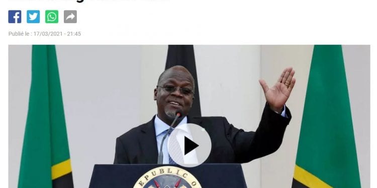 DISPARITION – Décès du président tanzanien John Magufuli à Dar Es Salam