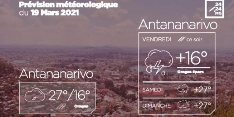 METEO du 19 mars 2021
