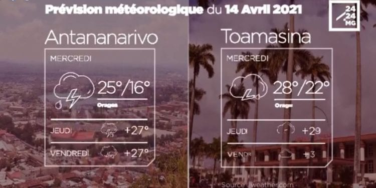 METEO du 14 avril 2021