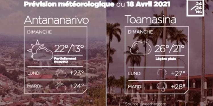 METEO du 18 avril 2021