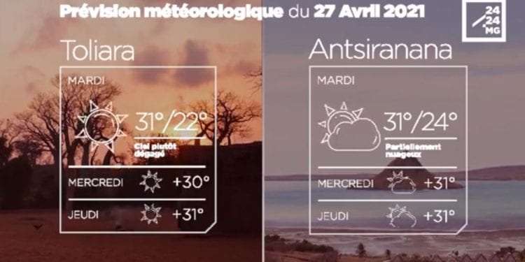 METEO du 27 avril 2021