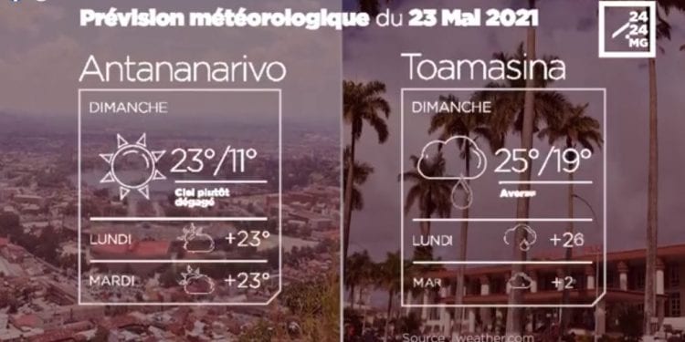 METEO du 23 mai 2021