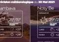 METEO du 30 mai 2021
