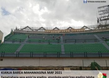 INFRASTRUCTURE – Le stade Barea en cours de finition