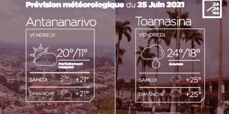 METEO du 25 juin 2021