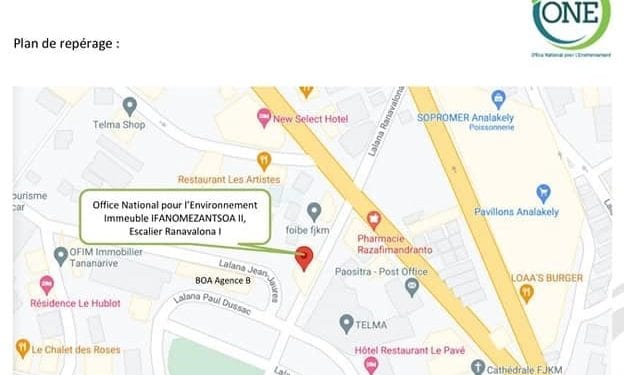 ADMINISTRATION – L’Office national pour l’environnement prend ses quartiers à Analakely, au sein de l’immeuble Ifanomezantsoa II