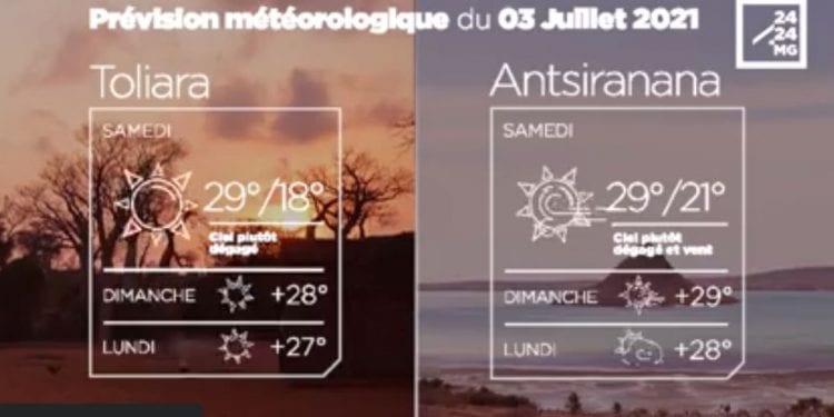 METEO du 03 juillet 2021