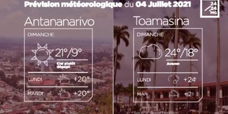 METEO du 04 juillet 2021