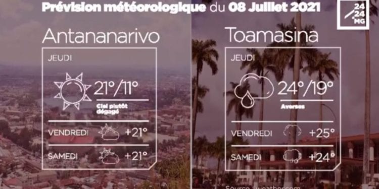 METEO du 08 juillet 2021