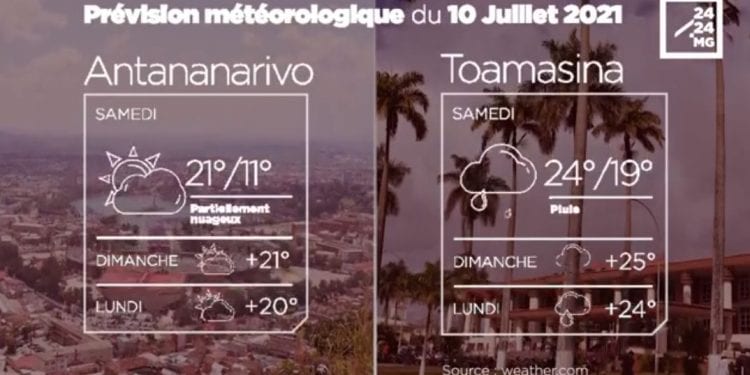 METEO du 10 juillet 2021