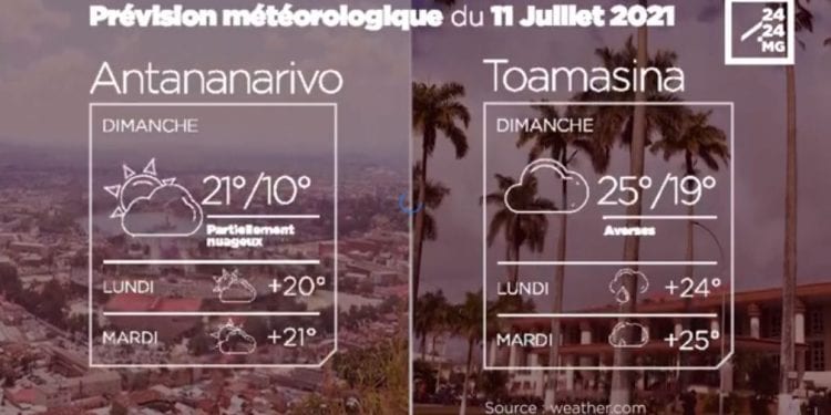 METEO du 11 juillet 2021