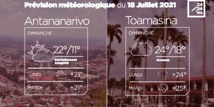 METEO du 18 juillet 2021