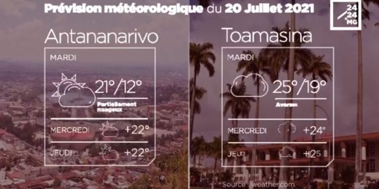 METEO du 20 juillet 2021