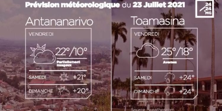 METEO du 23 juillet 2021