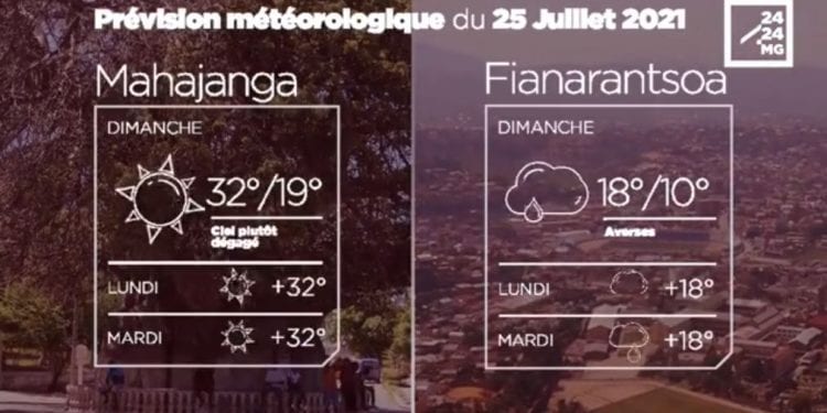 METEO du 25 juillet 2021