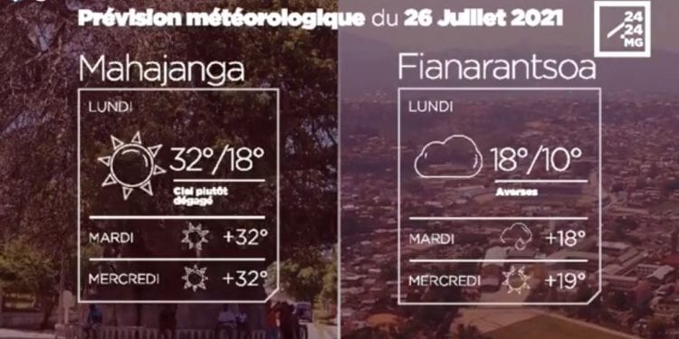 METEO du 26 juillet 2021