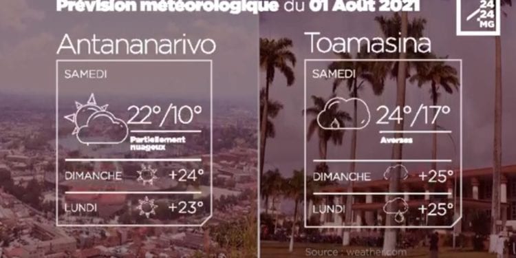 METEO du 01 août 2021.