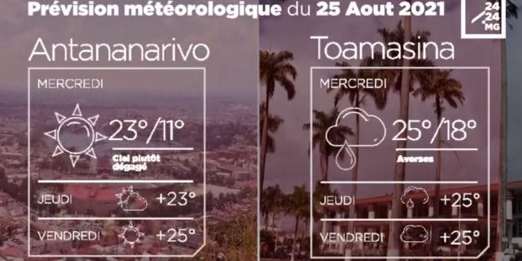 METEO du 25 août 2021
