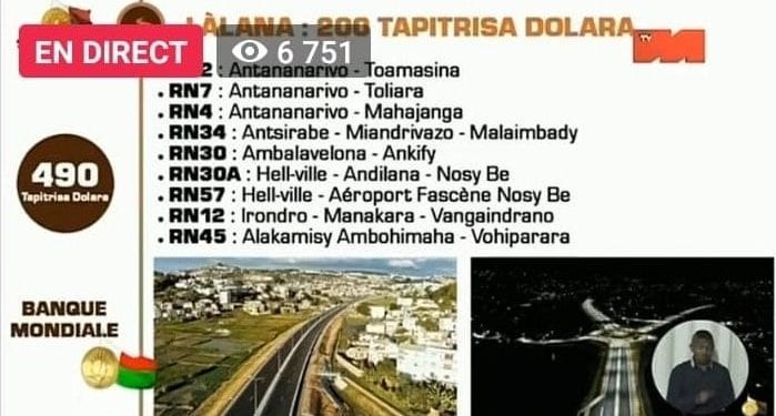 TRAVAUX PUBLICS – Le président de la République annonce la réhabilitation imminente de la Route nationale 2 sur fonds propre de l&rsquo;Etat pour démarrer