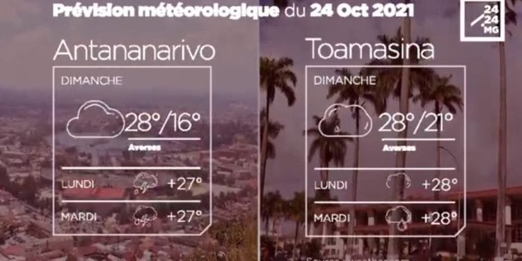 METEO du 24 octobre 2021