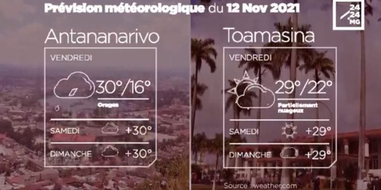METEO du 12 novembre 2021
