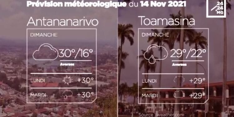 METEO du 14 novembre 2021