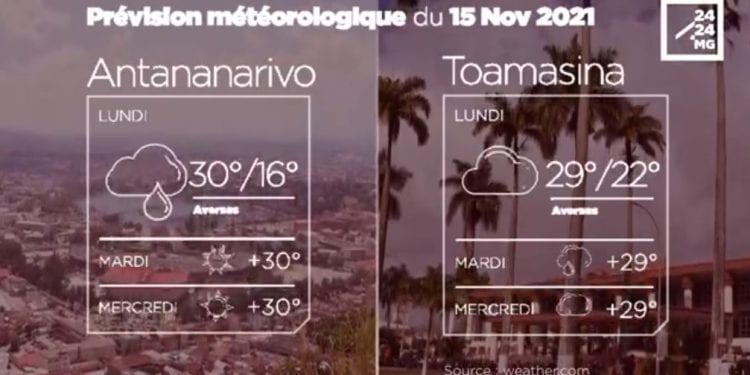 METEO du 15 novembre 2021