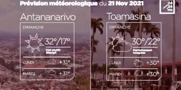 METEO du 21 novembre 2021