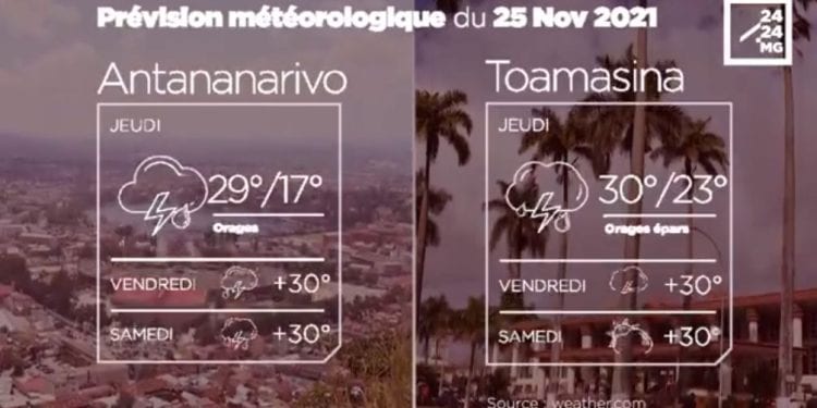METEO du 25 novembre 2021