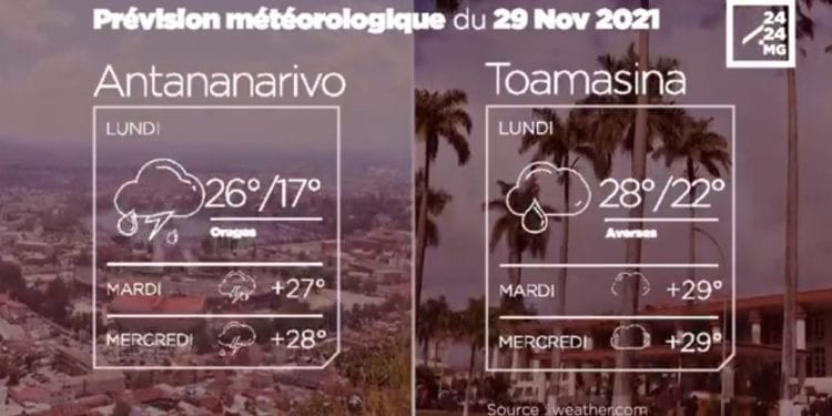 METEO du 29 novembre 2021