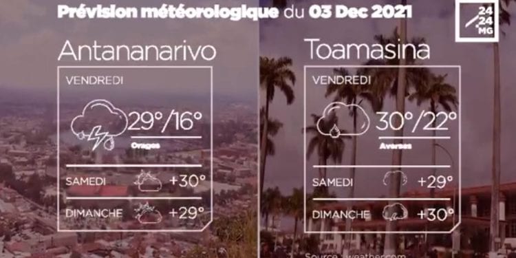 METEO du 03 décembre 2021