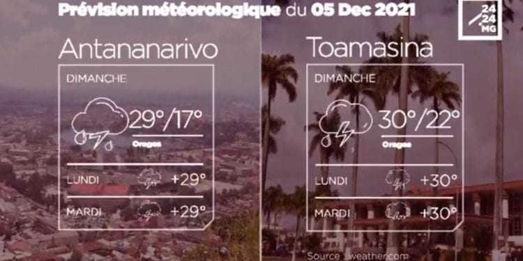 METEO du 05 décembre 2021