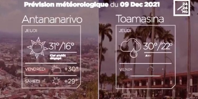 METEO du 09 décembre 2021