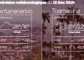 METEO du 12 décembre 2021