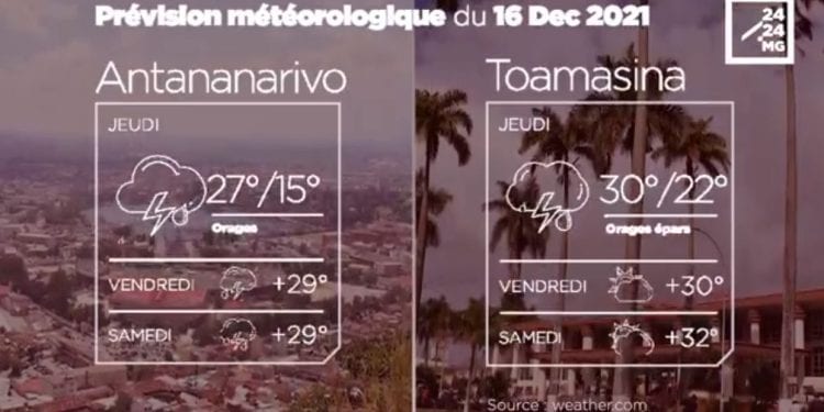 METEO du 16 décembre 2021