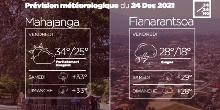 METEO du 24 décembre 2021
