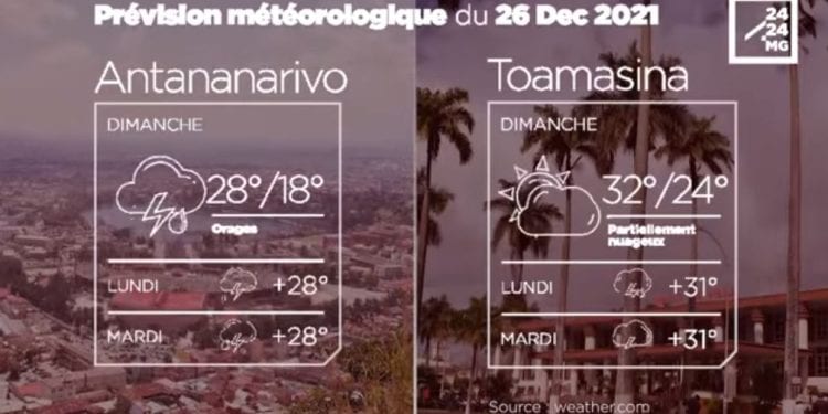 METEO du 26 décembre 2021