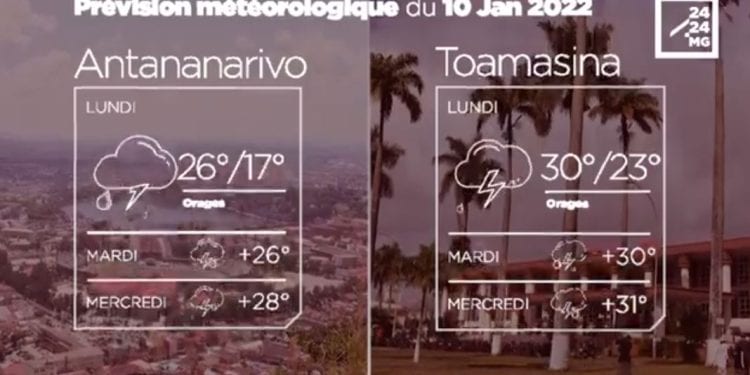 METEO du 10 janvier 2022