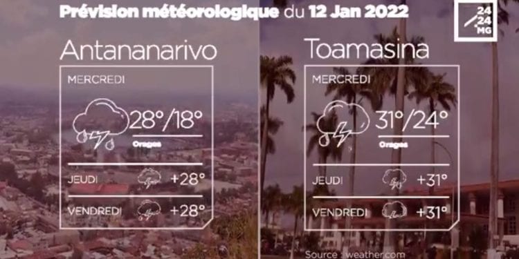 METEO du 12 janvier 2022