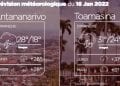 METEO du 17 janvier 2022