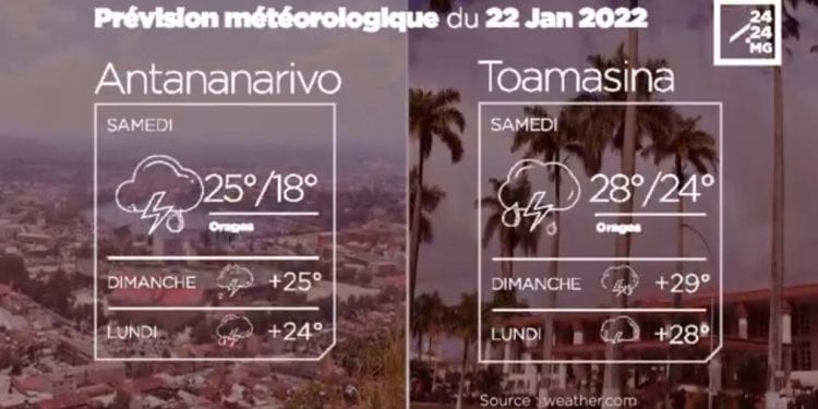 METEO du 22 janvier 2022